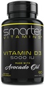 Pametnejši vitamin D3 5000 i.e. v olju Avocado 125mcg - 90 Mini softgels