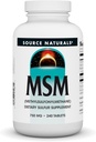 Vir Naturals MSM (metilsulfonilmetan), 750mg - 240 tablet