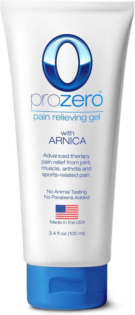 REX MD ProZero, Gel za lajšanje bolečine z Arnico - za bolečine v mišicah, artritis bolečine, skupno lajšanje bolečine in okrevanje, 3.4 Oz Tube (1)