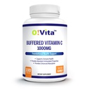 Puferirani vitamin C 1000 mg za podporo imunskega zdravja, 100 puferiranih tablet brez GMO, 100- dnevna oskrba