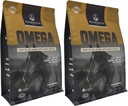 Veličanstvo Omega Wafers - Superior Horse/Equine Skin, Coat, in Imunska podpora dodatek - Omega 3, 6, 9 in Biotin (Redno, 2 Pack(120 Število skupaj))