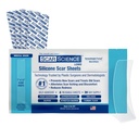 Medicinska stopnja Silikonski Scare listi - 7" Reavable vodoodporna Silikonski trak za brazgotine - čist dihalni trak za C-oddelek, Tummy Tuck, Kirurške brazgotine, in Keloidi - 4-Pack