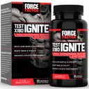 FORCE FACTOR test X180 Vžig skupni testosteron Booster za moške s Fenugreek semena in izvleček zelenega čaja za izgradnjo Lean mišice, Boost energije in izboljšanje zmogljivosti, 60 Count