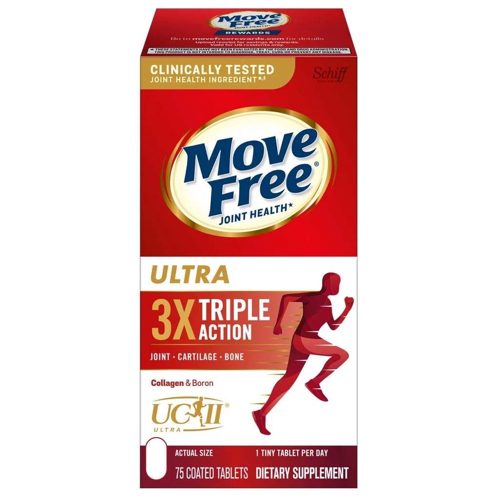 Premikanje-free Ultra Triple Action Skupni dodatek 75 Tablete