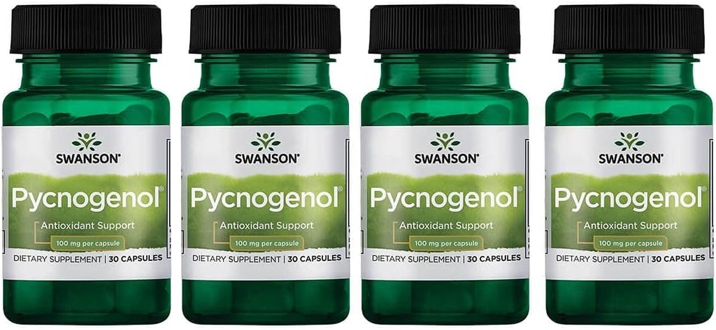 Swanson Pycnogenol 100 miligramov 30 kapsul 4 pakiranja