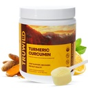 TruWild Veganska kurkumin pijača mešamo v prahu z organskimi kurkuminoidi Črna paprika Ginger za podporo Wellness in skupno zdravje, vse naravne v ZDA, 20 Servinges