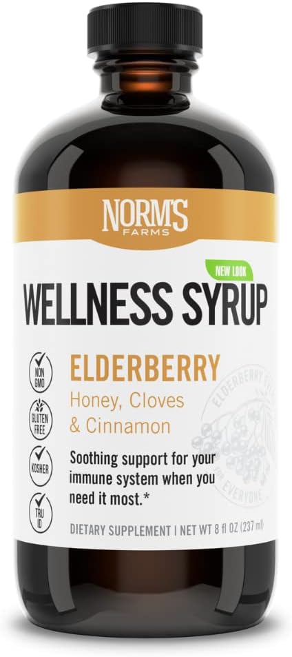 Norms Farme Elderberry Wellness Syrup, 8 Fz