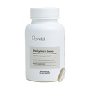 Perelel Daily Iron Ease, 15MG železa dodatki z magnezijem, vitamin C, & vitamin B12 za Nutrient & Energy Support, Kapsule za ženske in moške, Soja, Dairy & Gluten brezplačno, Non GSO, 30 tablete