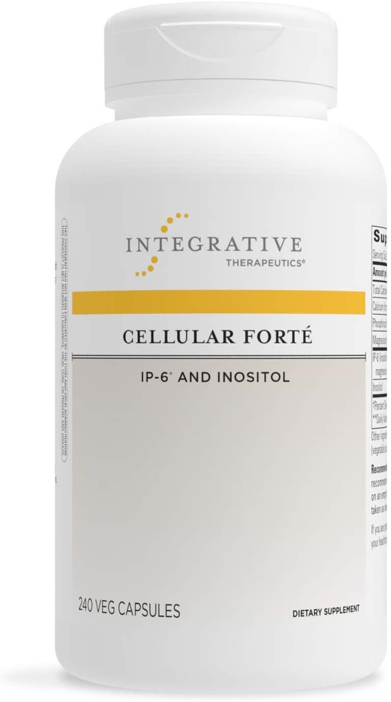 Integrativne terapevtske celične forte - Imunska podpora dodatek z IP-6 in Inositol* - Gluten Free - Dairy Free - Vegan - 240 kapsul