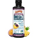 Barleanova Omega 3 ribje olje tekoči dodatek za moške in ženske, pasijon Ananas, 1500mg EPA in DHA maščobne kisline, 16 oz