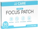 JJ CARE Focus Patch - Pakiranje 50 Vsenaravni fokus Plus obliži za odrasle, podpora koncentracija, fokus in spomin 