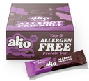 Alio Protein Bars - Choco Brownie (12 barov) – brez najboljših 9 živilskih alergenov, visokih beljakovin, nizkokaloričnih, veganskih, gluten-free, nut-free, non-GMO, rastlinsko-bazen, olje brez semen, okusno in zdravo prigrizek