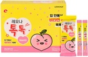 LEMONA TOKTOK, otroci Vitamin C 50mg, Peach aromed, Enostaven za splošno zdravje in dnevno energijo - 100 Packs(2g)