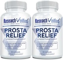 Raziskave Verified® Prosta Relief - Saw Palmetto in Bioperine® - Prostata Health; Bladder & urinary Health, Drive and Performance; Čisto naravno, 90 Kapsule (Pack of 2)