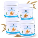 Da, lahko! Pijača Booster - Organic Greens Superfood Powder Drink Mix - 4 Pack z Alfalfa trava, pšenična trava, kale, ječmenova trava, limonin sok v prahu - bogata z antioksidanti, vitamini in minerali.
