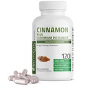 Bronson Cinnamon Plus Chromium Pikolinat dodatek, visoko Potence Chromium, Non-GMO, 120 Vegetarijanske kapsule