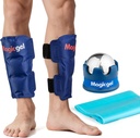 Shin Splint Relief: Hot & Cold Packs, Cryoball & Stretch Bands za Shin Splints 