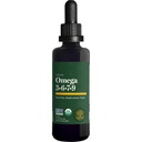 Global Healing Organic Omega 3 6 9 in 7 (Izvleček CO2 iz borovnic) - Brez rib, Non-GMO Omega 3 Dopolnilo za ženske in moške, Vsebuje Perilla semena in laneno olje - ribje olje alternativa - 2 Fl Oz