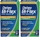Osteo Bi-Flex Triple Jakost Glukozamin s kurkuma, Skupni zdravstveni dodatek, Obložene tablete, Izvirna različica, 80 Število (Pack of 2)