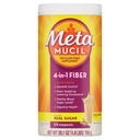 Metamucil, Psyllium Husk Powder, Unflavored Original Teksture, s sladkorjem, 114 Servings, 4-v-1 Fiber dopolnilo, Daily Psyllium Husk Fiber Powder Pomoč Podpora Prebavno zdravje s spodbujanjem rednosti*