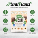 Body Nutrition PlutiPlants Rastline Based Protein Powder, Dairy-free Beljakovine brez soje ali umetnih sestavin, Seveda arome Organic Plant Protein Shake, Chocolate Peanut Butter, 38 g