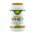 MFL Muscle Whey Protein l 28g Protein l 8g BCAAs l Keto Friendly l Nizki ogljikovi hidrati l 2 lbs (Vanilla Bean)