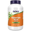 NOW Foods Supplements, Valerian Root (Valeriana officinalis) 500 mg, Zeliščni dodatek, 250 Veg kapsule
