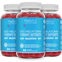 Melatonin 1mg Gummies za otroke, varno, brez drog in učinkovito naravno pomoč za otroke. Otroci 1mg Melatonin Gummy, Gluten-free vegetarijanski nemirni spanja izdelkov za starost 4+. 180ct (3)