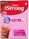 Manna i Strong 400g Iron Fortified Womens Health Drink Mix (Chocolate) Iron Supplement Iron Lock Formula z VIT C, B9, B12