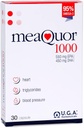 Meaquor 1000 Omega 3 ribje olje dodatek IFOS Certified - Omega3 s 1000 mg EPA in DHA na kapsulo - brez pookusa, Non-GMO (30 kapsul)