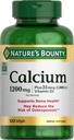 Narava Bounty Calcium 1200 mg s 1000 i.e. vitamin D3 - Bone Health Softgels, kalcij in vitamin D dodatek, Gluten brez, 2 softgels na dan, 120 ct (Pack po 1)