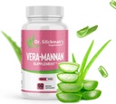 Vera-mannan Aloe Vera dodatek, 1 steklenica, 60 kapsul