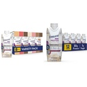 Zagotovite Max Protein Nutrition Shakes, Variety Pack, S 30g beljakovin & Max Protein Nutrition Shake s 30g beljakovin, 1g sladkorja, High Protein Shake, Francoska Vanilla, Liquid, 11 fl oz (Pack of 12)