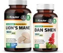 BIO KRAUTER Lion's Mane 250 kapsul & Dan Shen 100 kapsul
