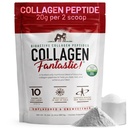 Kolagenski peptidi v prahu brez arome 2.2lb – goveji proteini za sklepe, kosti in kožo – hidroliziran kolagen tipa I in III – brez glutena, brez GMO in soje – 90 serviranja