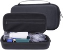 Hard Shell kovček za prenosni ročni nebulator stroj Astma Inhaler, EVA potovalna vreča za Astma Spacer maska za moške in Woemn, Medicine kompleti Organizator, Atomizer imetnik z mesh Pocket