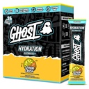 GHOST Hydration Packets, Lemon Crush, 24 palice, Elektrolit v prahu - pijača Mix dodatek z magnezijem, kalij, kalcij, vitamin C - Vegan prijazno, brez soje, sladkor & Gluten