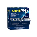 Advil PM bolečina Reliever in nočno spanje, Pain Medicine z Ibuprofen za lajšanje bolečine in difenhidramin Citrat za pomoč v spanju - 50x2 Obložene kape