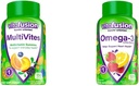 Vitafusion multiVites Gummy Multivitamini za odrasle z 12 Vitamini in minerali, Berry, Peach & Omega-3 Gummy Vitamini, Berry Limonada arome, Heart Health Vitamini(1)