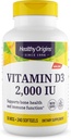 Zdravi izvori Vitamin D3, 2000 IU, 240 Število
