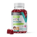 Viteey Probiotic Gumies za otroke - 2 milijarda CFU - Probiotiki Otroci zaprtje Relief, naravni Imunska & Prebavna zdravstvena podpora - Vegan, Želatina brezplačno, GSO brezplačno - Okusna žvečljiva malina aromatiziran