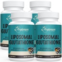 2400 MG liposomski glutation softgels, Max Absorpcija, aktivna oblika L-glutation zmanjša (GSH), s hialuronsko kislino, Resveratrol, Master antioksidanti za detox, možgani, imunski sistem, 240 Softgels