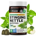 BIO KRAUTER Sting Nettle Gummies - 7500 mg Jakost - 60 Chews - Nettle Root 10:1 Ekstrakt - Sečninski dodatek - Veganski Gummies Gelatin-free Formula