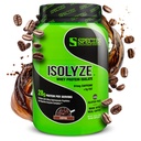 Vrsta Prehrana Izolize Whey Protein Powder, 100% sirotkinega izolata za izgradnjo mišic, 27,5 g Beljakovine na Scoop, brez sladkorja in nizko maščobo (Coffee, 22 Serving)