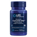 Life Extension Advanced Curcumin Elite Turmeric Extract, Ginger & Turmerones – za Vnetje Zdravstvena podpora in Kardiovaskularno in zdravje možganov – Gluten-free, Non-GMO – 30 Softgels