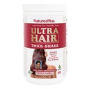 Natures Plus Ultra las Debeli Shake - 1 lb, Proteini za lase Shake - Francoska Vanilla Flavor - Zdravi las dodatek za rast z vitamini in minerali - ne-GMO, Gluten-free - 16 Strežnice