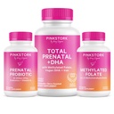 Pink Stork skupaj prenatal, probiotik & metil Folat – Nosečnost Wellness Bundle