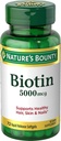Biotin narave 5000 mcg tekoči softgels 72 ea (paka 5)
