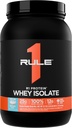 Pravilo 1 Izolat sirotke R1 Protein Whey - z 25g proteini in 6g BCAA izključno iz izoliranih in hidroliziranih virov za regeneracijo vadbe (2 funta*, rojstnodnevna torta)
