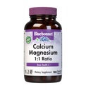 BlueBonnet Calcium Magnezij 1:1 Razmerje vegetarijanske kapsule, 180 števil, bela